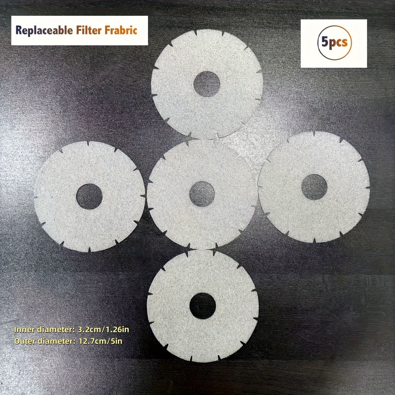 Ayrim aylana aqlli tutqich uchun havoni tozalash uchun almashtirish yostiqlari