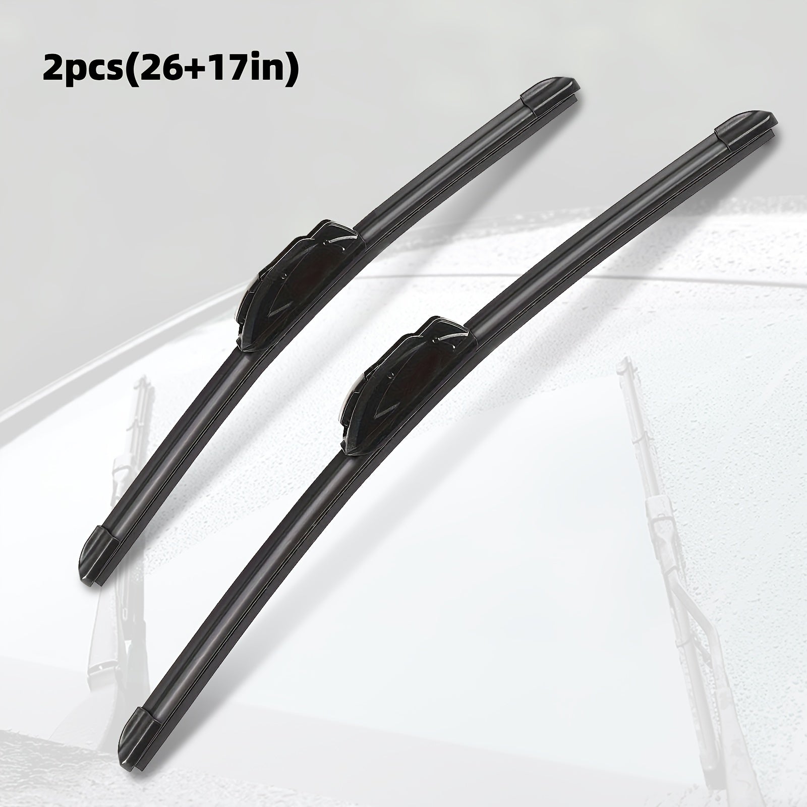 Universal J-Shaped Windshield Wiper High Quality Boneless Second Gen