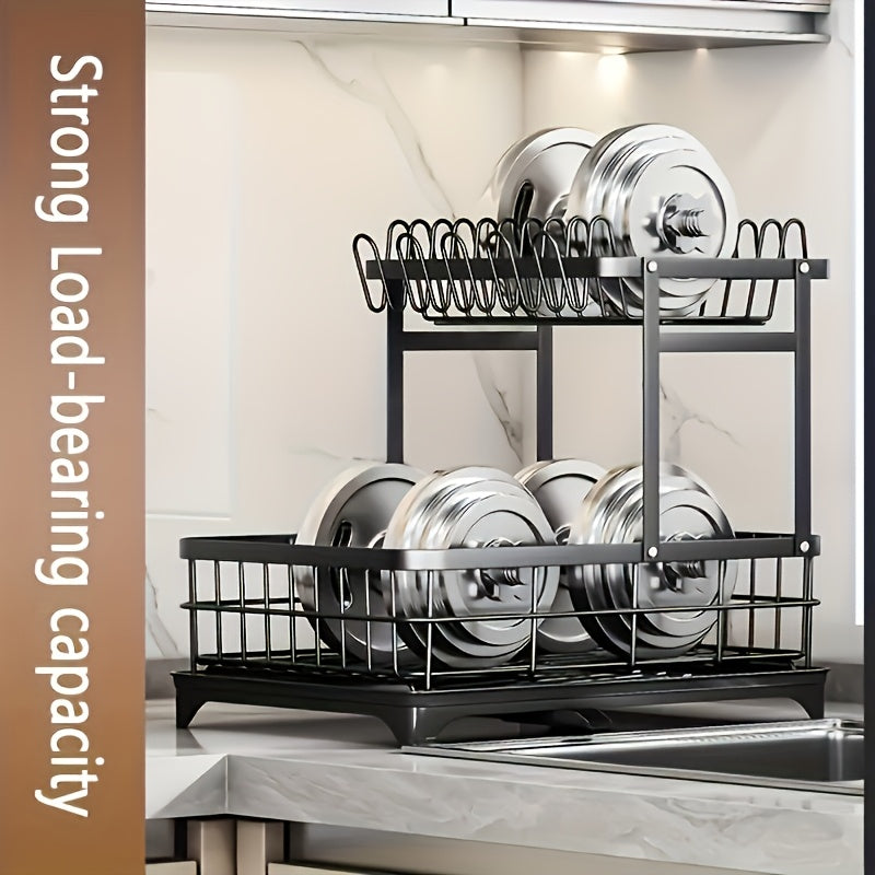 Набор стеллажей для хранения на кухне с органайзером для посуды, тарелок, мисок, чашек и столовых приборов