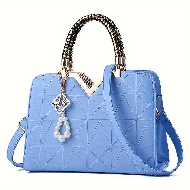 Women's Fall PU Shoulder Bag Zipper Closure Crossbody Handbag in Multiple Colors