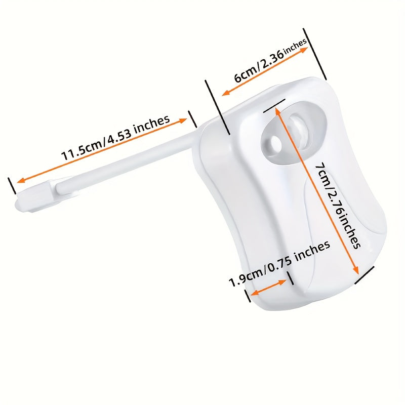 Toilet Night Light with 16 Colors Motion Sensor Energy Saving Easy to Install