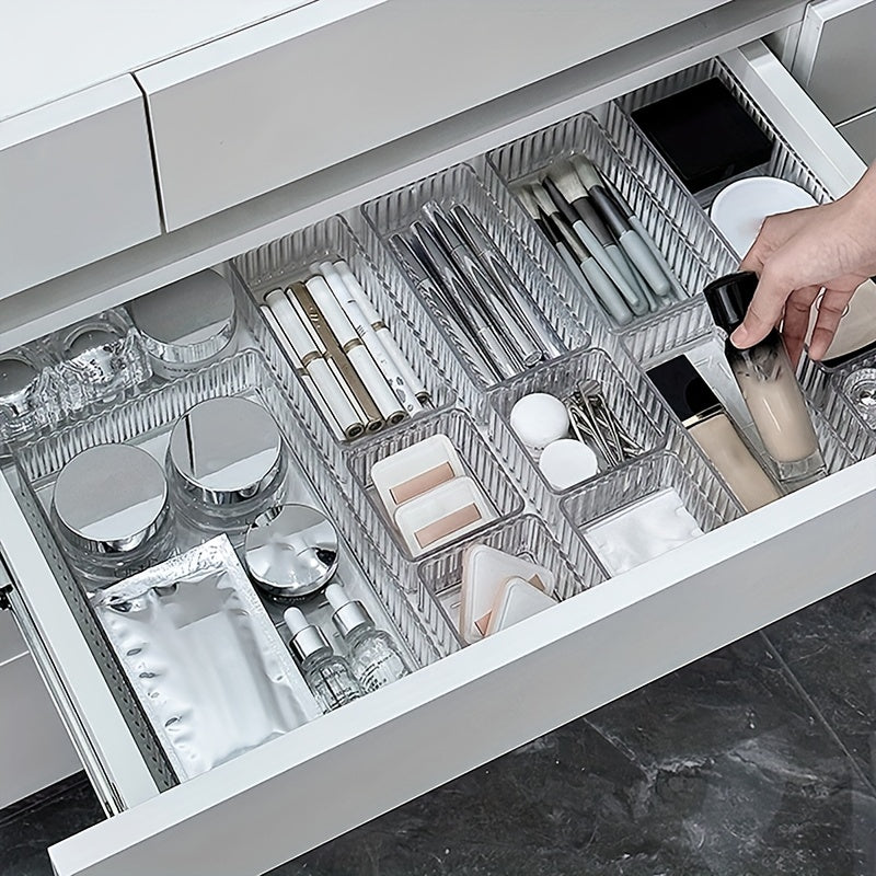 Acrylic Cosmetic Organizer with Drawer for Makeup and Skincare Storage