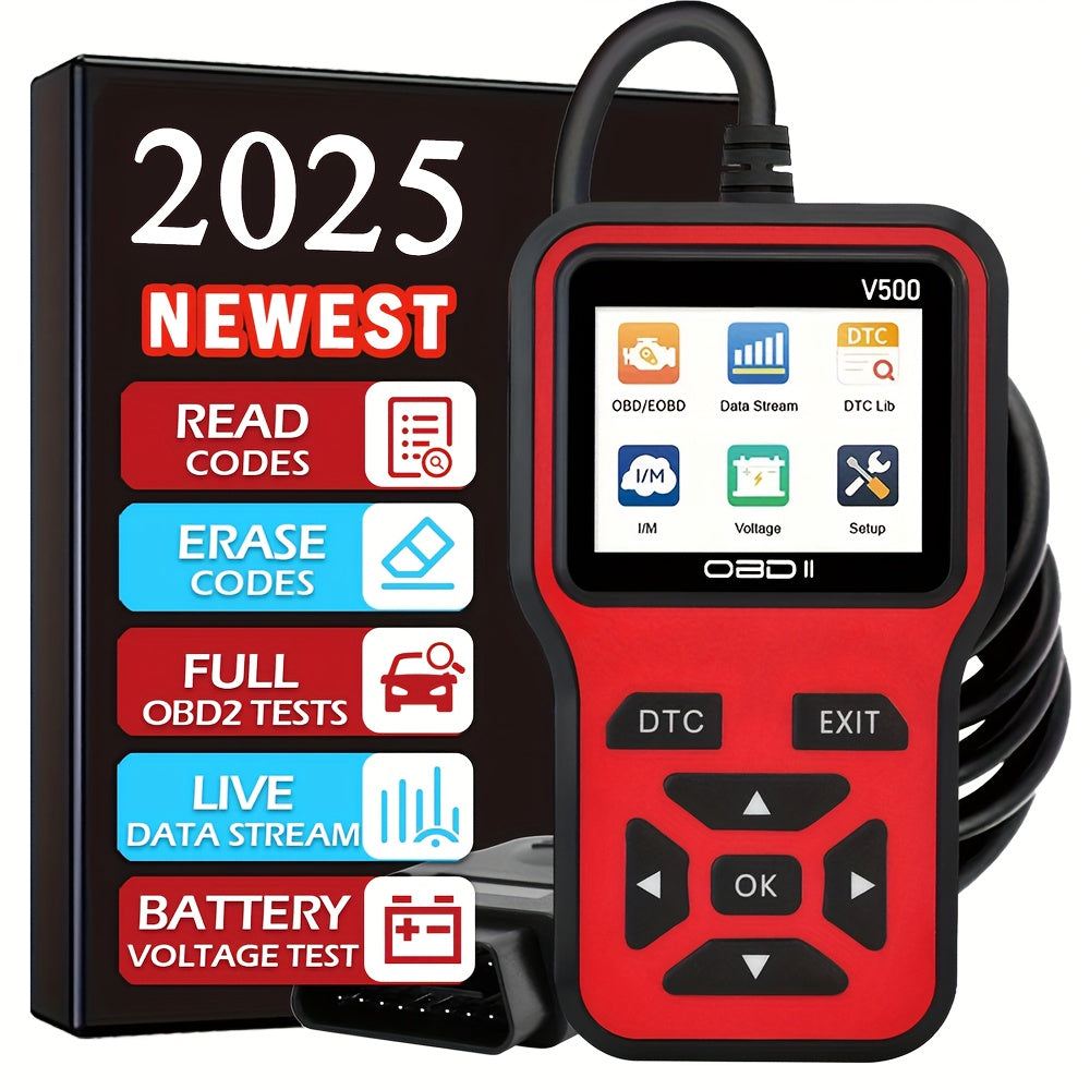 OBD2 Scanner Car Diagnostic Tool Code Reader Voltage Tester Engine Fault Scanner Charging Tester