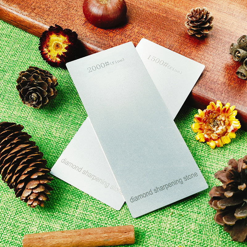 Diamond Sharpening Stone Kit for Knives and Tools with Angle Setting Accessories