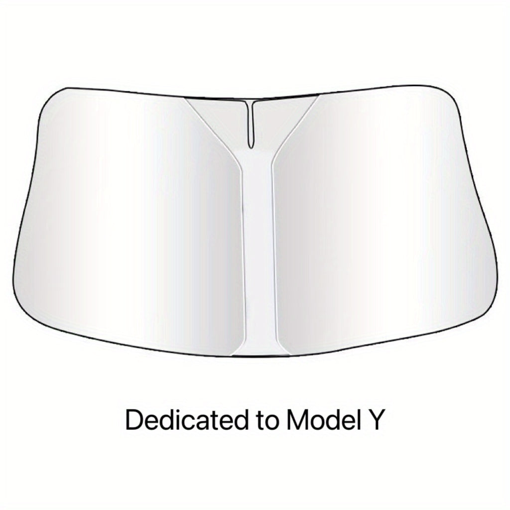Передний солнцезащитный козырек из полиамида с рулоном, UV-защита, противотуманный для Tesla Model 3/Y