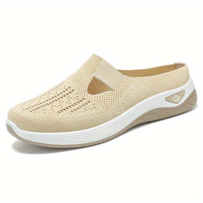 Women's Slip-On Slippers Breathable Fabric Indoor Outdoor Comfortable