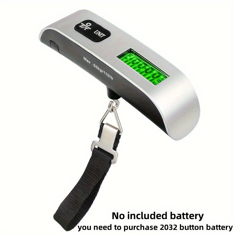 Portable Electronic Luggage Scale 50KG with Hook for Parcels, Fishing, Lifting