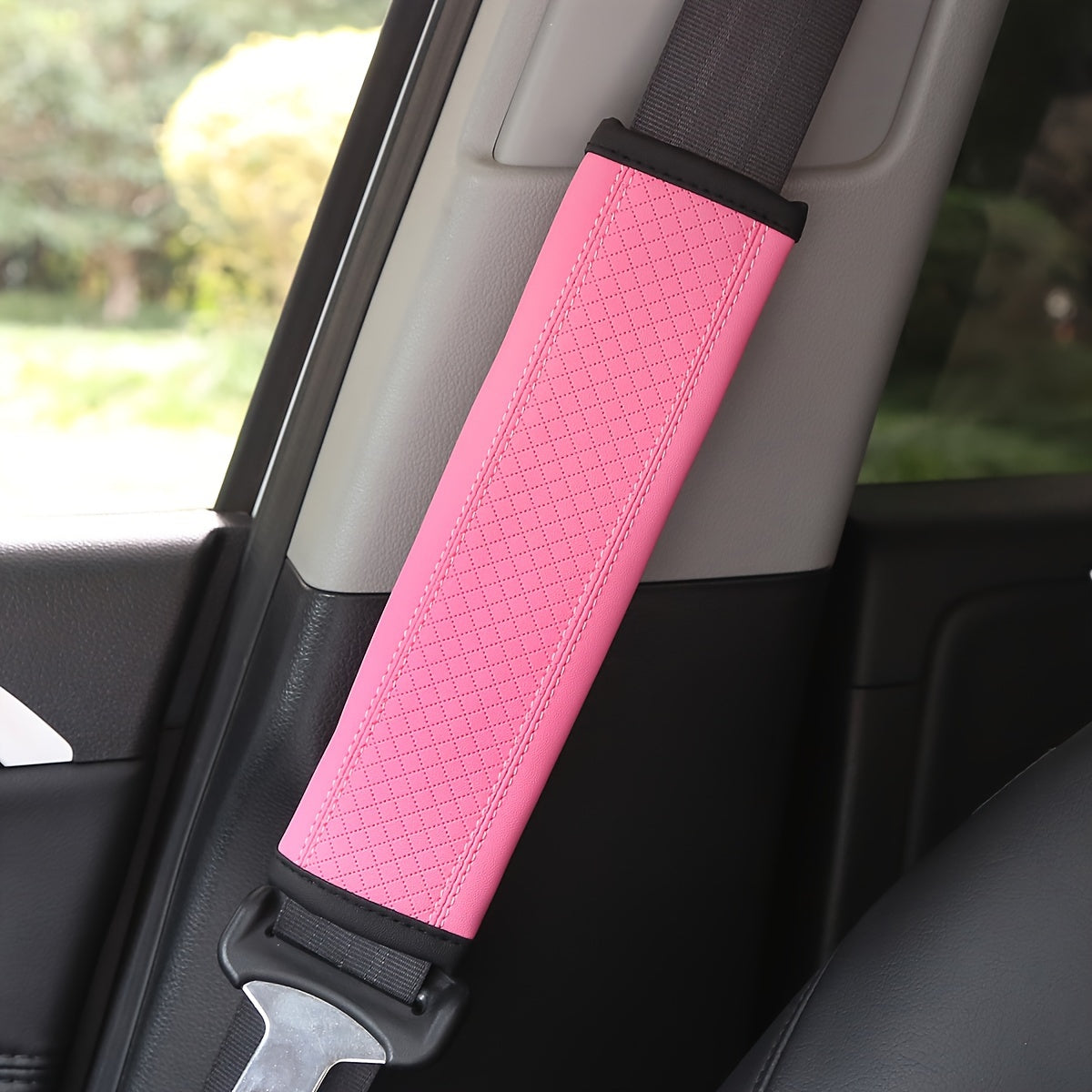 Car Shoulder Protector Cover Set Multicolor Seat Belt Accessories