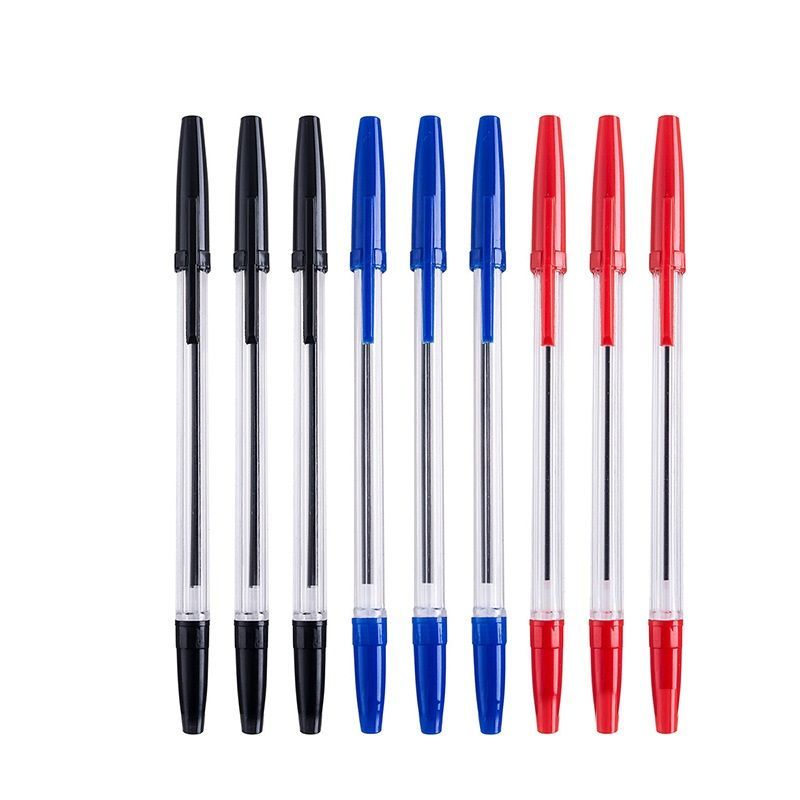 Set of 10 Multicolor 0.7mm Ballpoint Pens for Teens and Adults