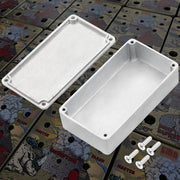 Caja de efectos para pedal de guitarra de aluminio sin terminar tamaño 1590B gris