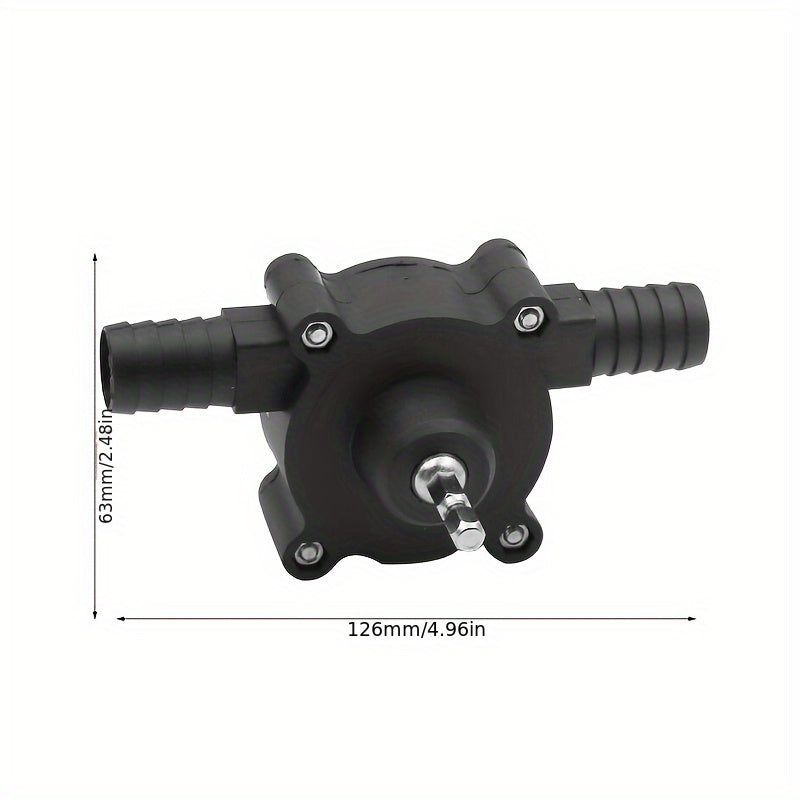 Juego de bomba de agua para taladro manual universal, herramienta de drenaje autocebante