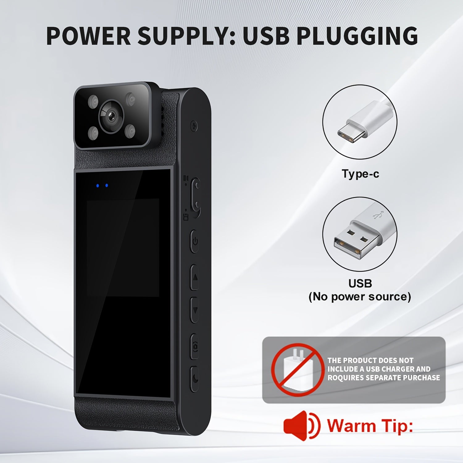 Mini Camera Small Infrared Night Vision 1080p HD Rechargeable Battery Indoor Use