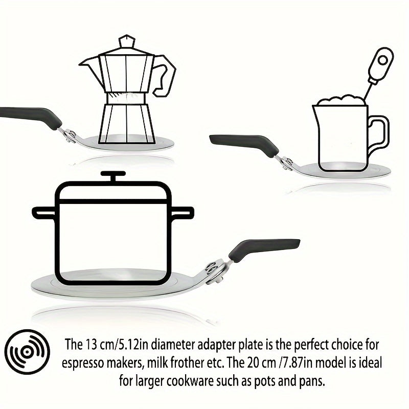 Stainless Steel Trivet for Induction Cooking Heat-Resistant for Espresso Makers and Casseroles