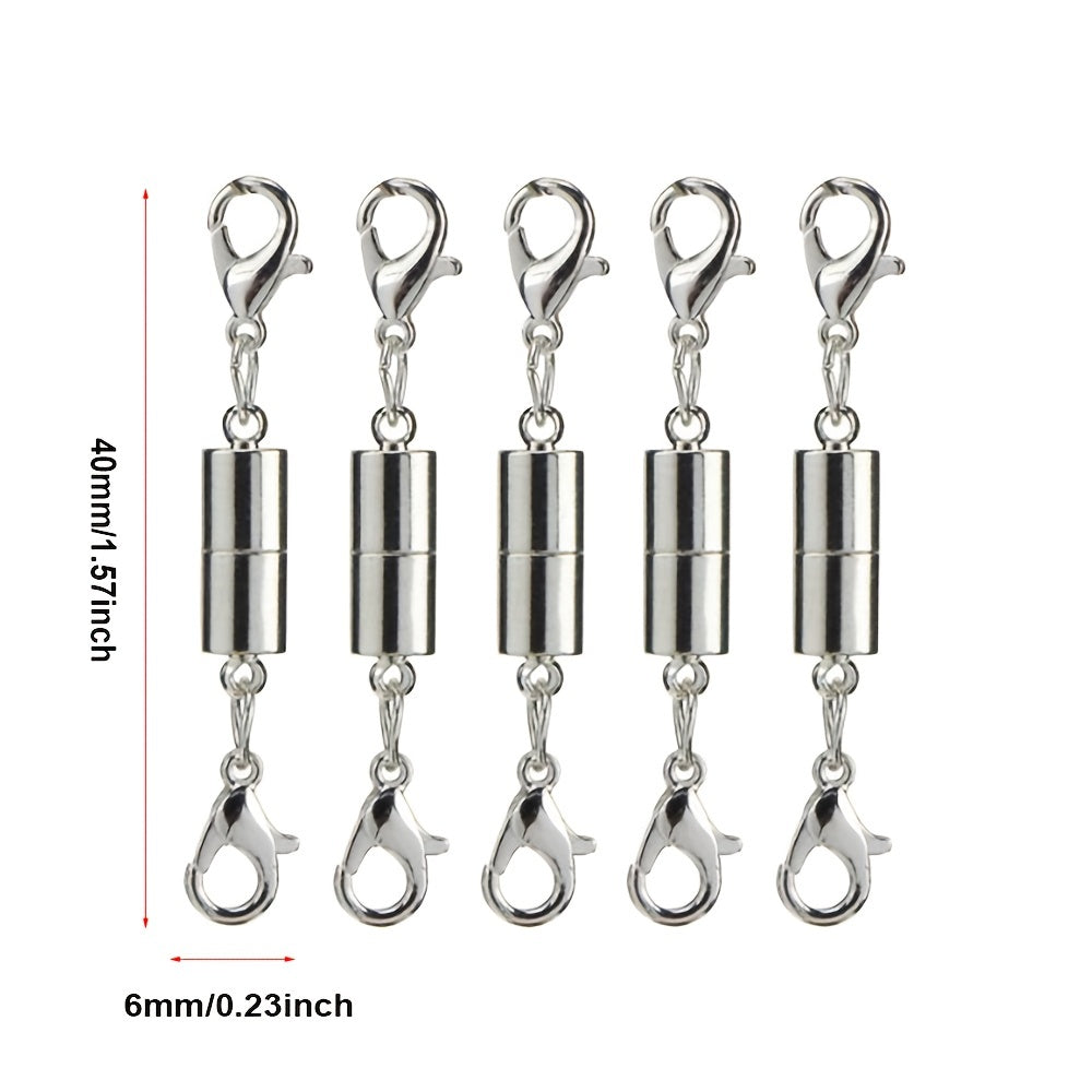 Set of 12 Magnetic Jewelry Clasps for Necklaces and Bracelets Secure Closure