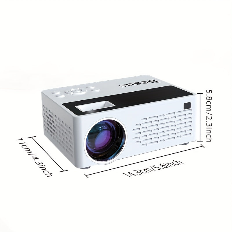 Mini Portable Video Projector with 5000 Lumens HD 1080P Support