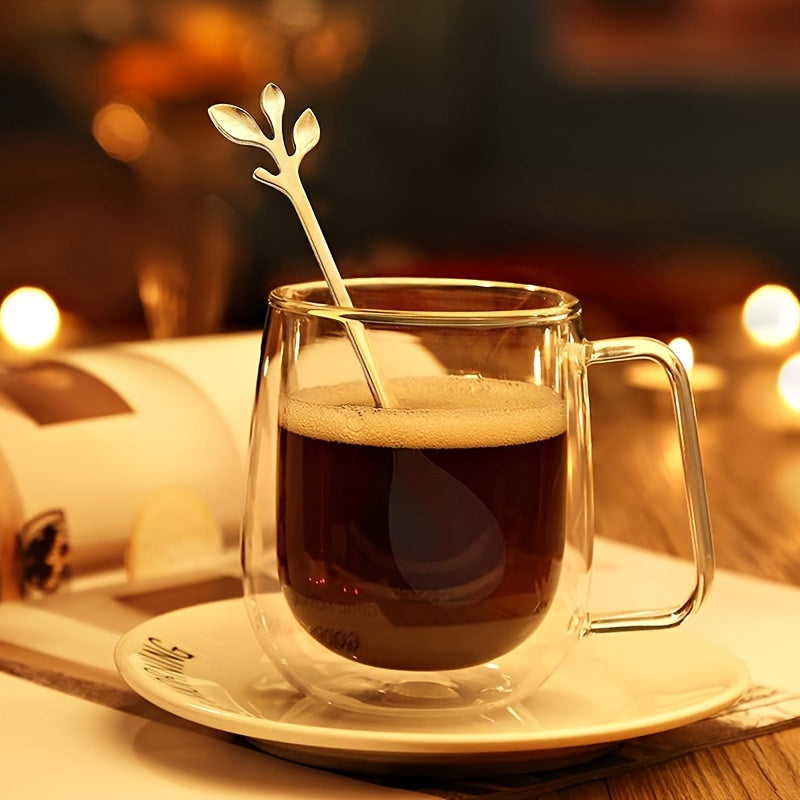 Retro Stainless Steel Spoon Set for Coffee, Sugar, Ice Cream, Desserts