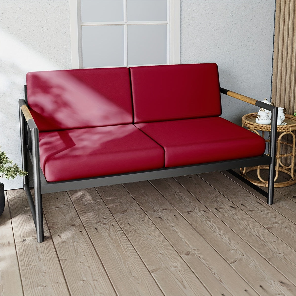 Водонепроницаемый чехол для уличной подушки из молочного волокна для садовой мебели на веранде