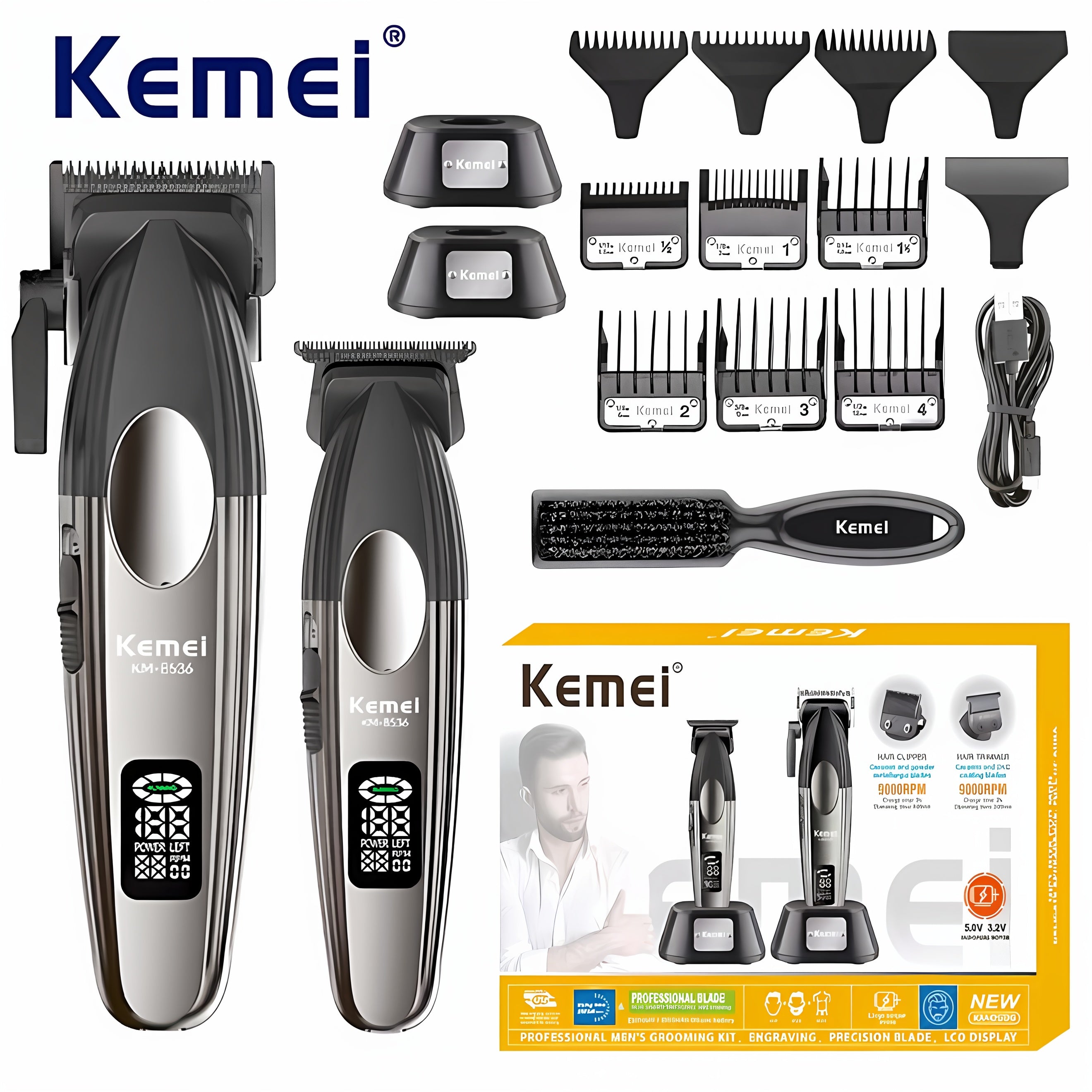 Hairdressing Pusher Set for Men