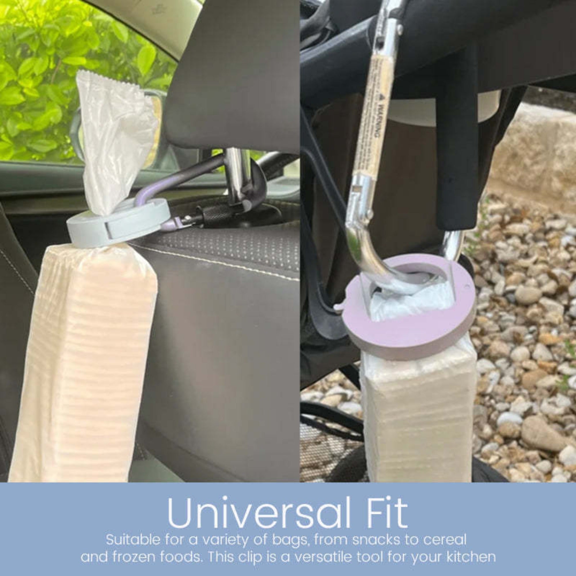 3 dona portativ oshxona saqlash oziq-ovqat yegulik yopish kliplar oshxona aksessuarlari