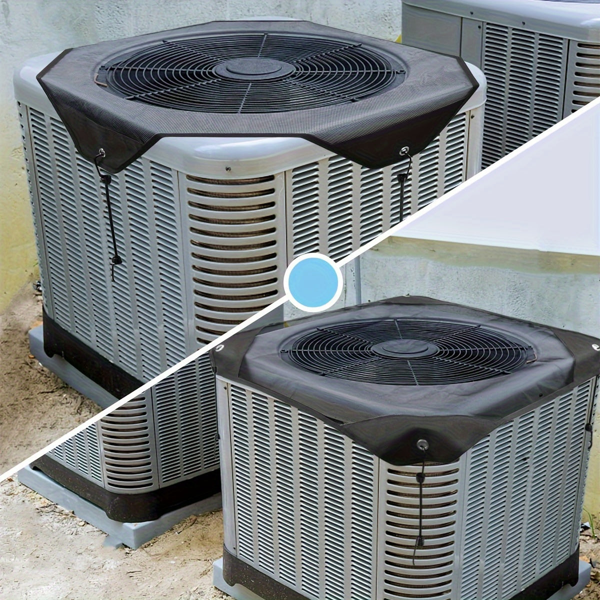 Cubierta de malla AC para aire acondicionado central que protege contra escombros, duradera y resistente a la intemperie