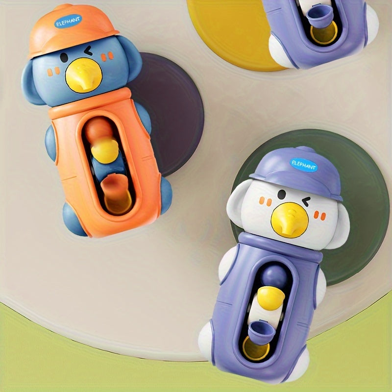 Bath Toys for Babies and Toddlers Water Spinning Elephant Suction Toy for Bathtub