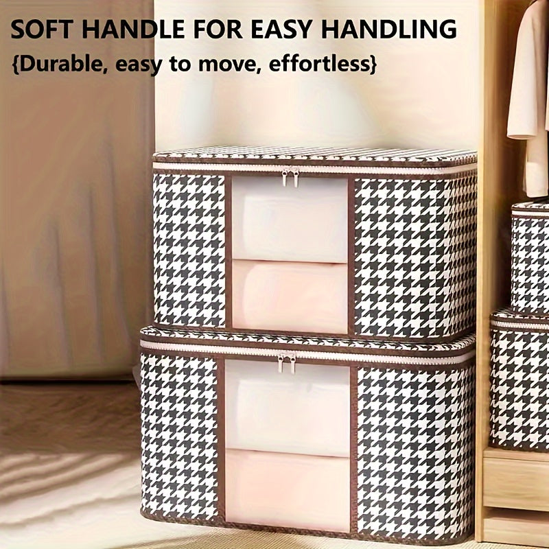 2-ta qismli suv o'tkazmaydigan, buklanuvchi kiyim va yostiq saqlash sumkasi, zip bilan, sayohat va ko'chish uchun