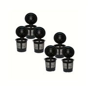 6pcs Reusable Coffee Pods with Filters Plastic Cups for Home and Office