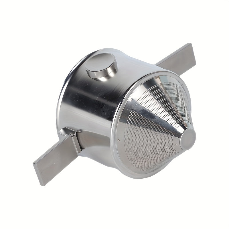 Portable Stainless Steel Hanging Coffee Filter for Paperless Brewing