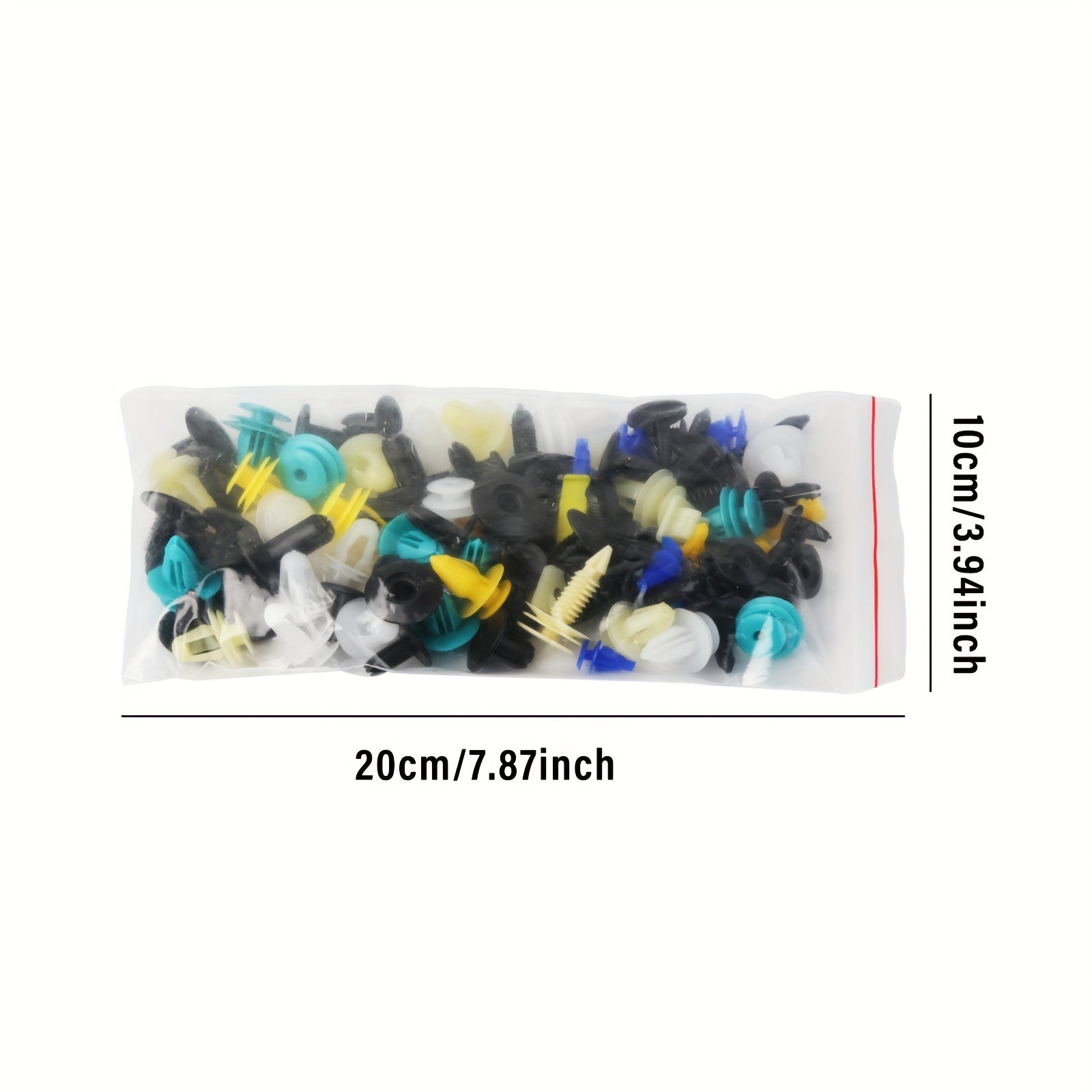 Universal avtomobil bumpersi kliplar to'plami avtomobilni tezlatish uchun tutqich, vint, eshik paneli, qopqog'i va qopqog'i uchun