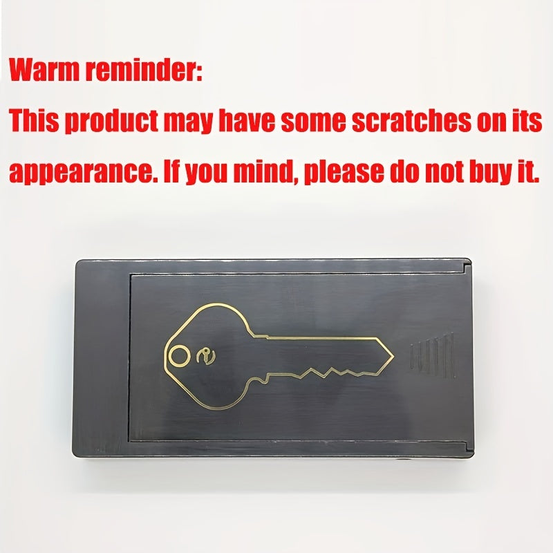 Magnetic Key Holder Black Gold Car Key Box Anti-Loss Scratch-Resistant