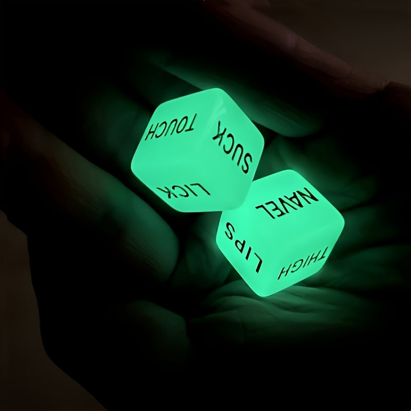 Glow-in-the-Dark Couple Sex Toy Fun Dice Flirting Game