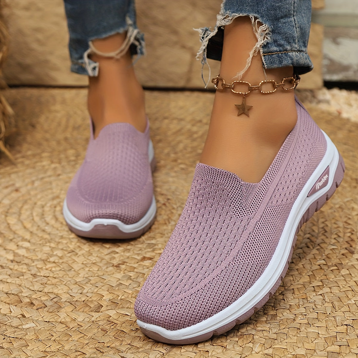 Women Old Beijing Cloth Shoes Black Non-Slip Soft Sole Comfort Shoes