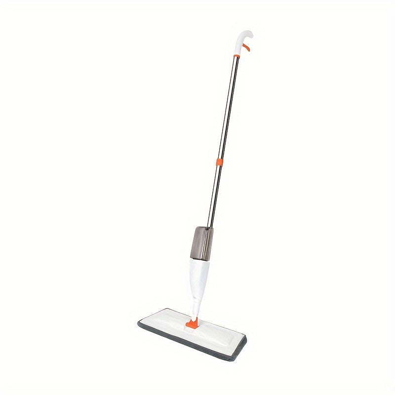 Stainless Steel Spray Mop with Reusable Microfiber Pad for Floor Cleaning