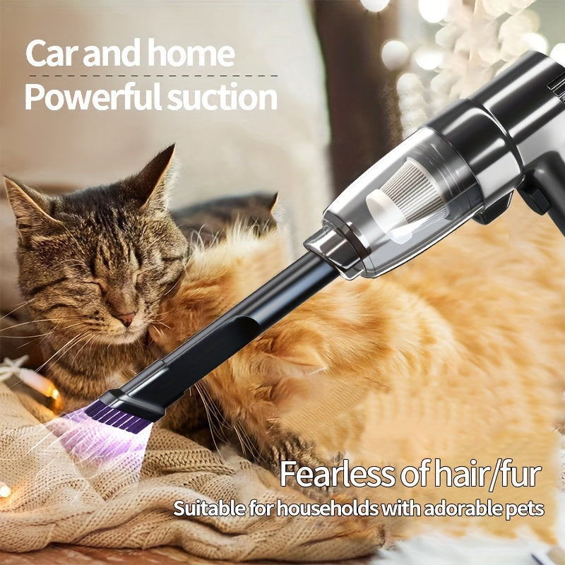 Portable Handheld Car Vacuum Cleaner with High Suction Power for Wet and Dry Cleaning