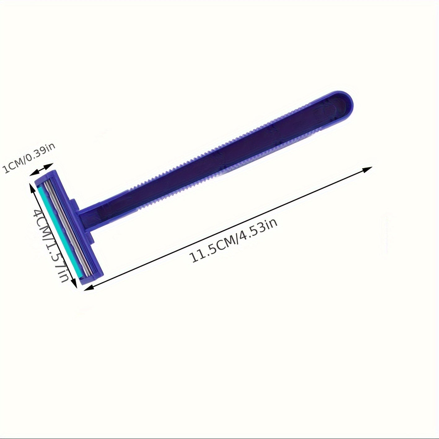 Afeitadora desechable de cuchilla de tres capas de acero inoxidable para hombres