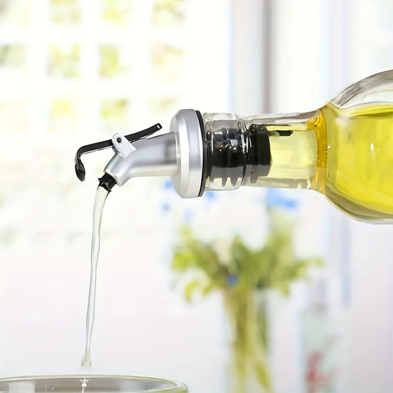 Leakproof Olive Oil Dispenser for Salad Dressing and Cooking with Easy-Pour Vinegar Bottle Stopper