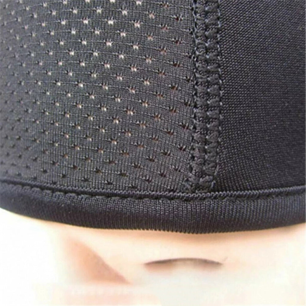 Forro de casco de motocicleta negro, transpirable, de poliéster, para cascos off-road