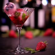 Large Square and Sphere Ice Cube Trays Set for Whisky and Cocktails Black