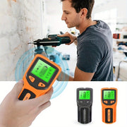 5-in-1 Stud Finder Wall Scanner Detects Wood Metal AC Wires Backlit Display Battery Operated