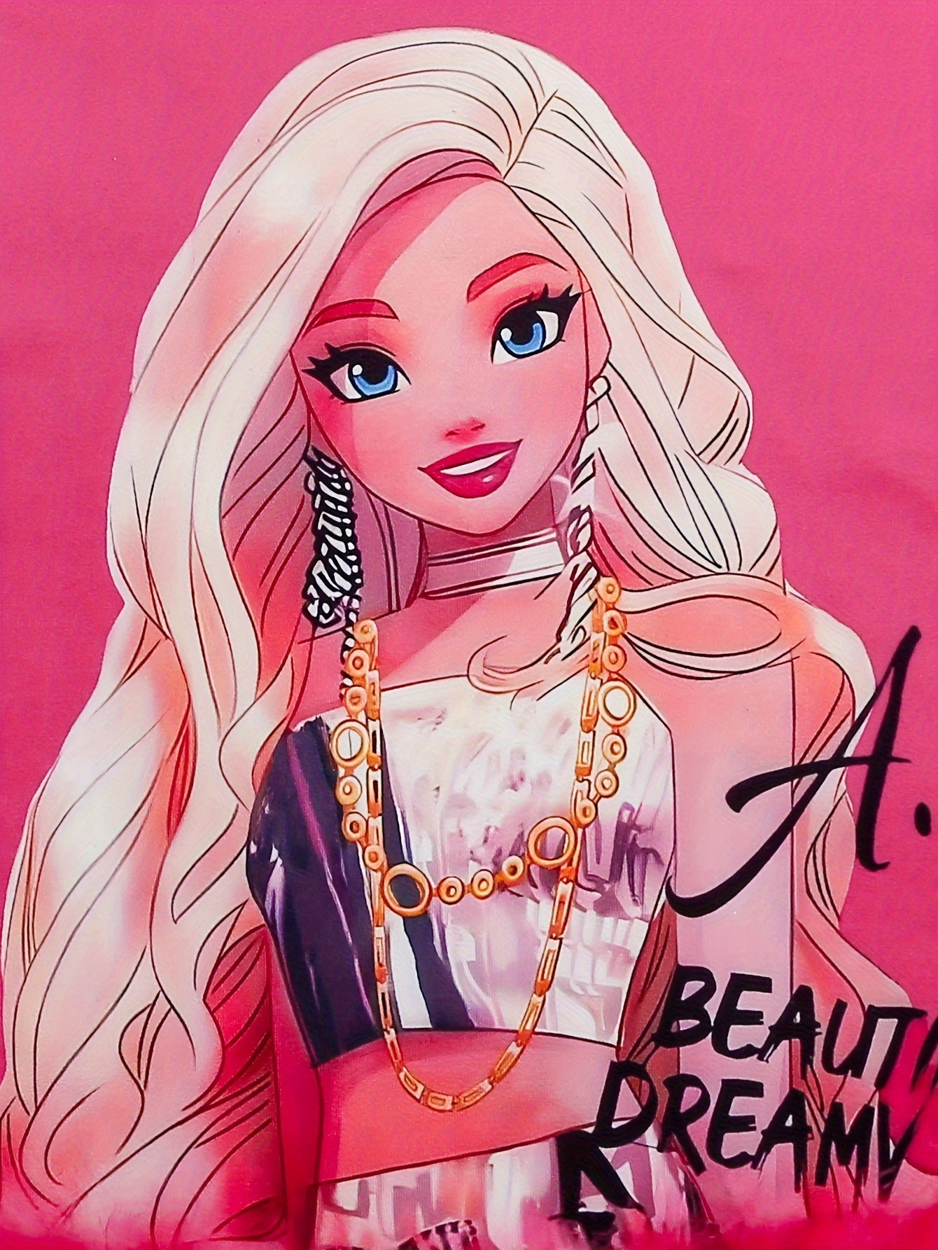 Летний комплект для девочек: топ с коротким рукавом с мультяшным принтом и шорты с графическим дизайном для активного отдыха