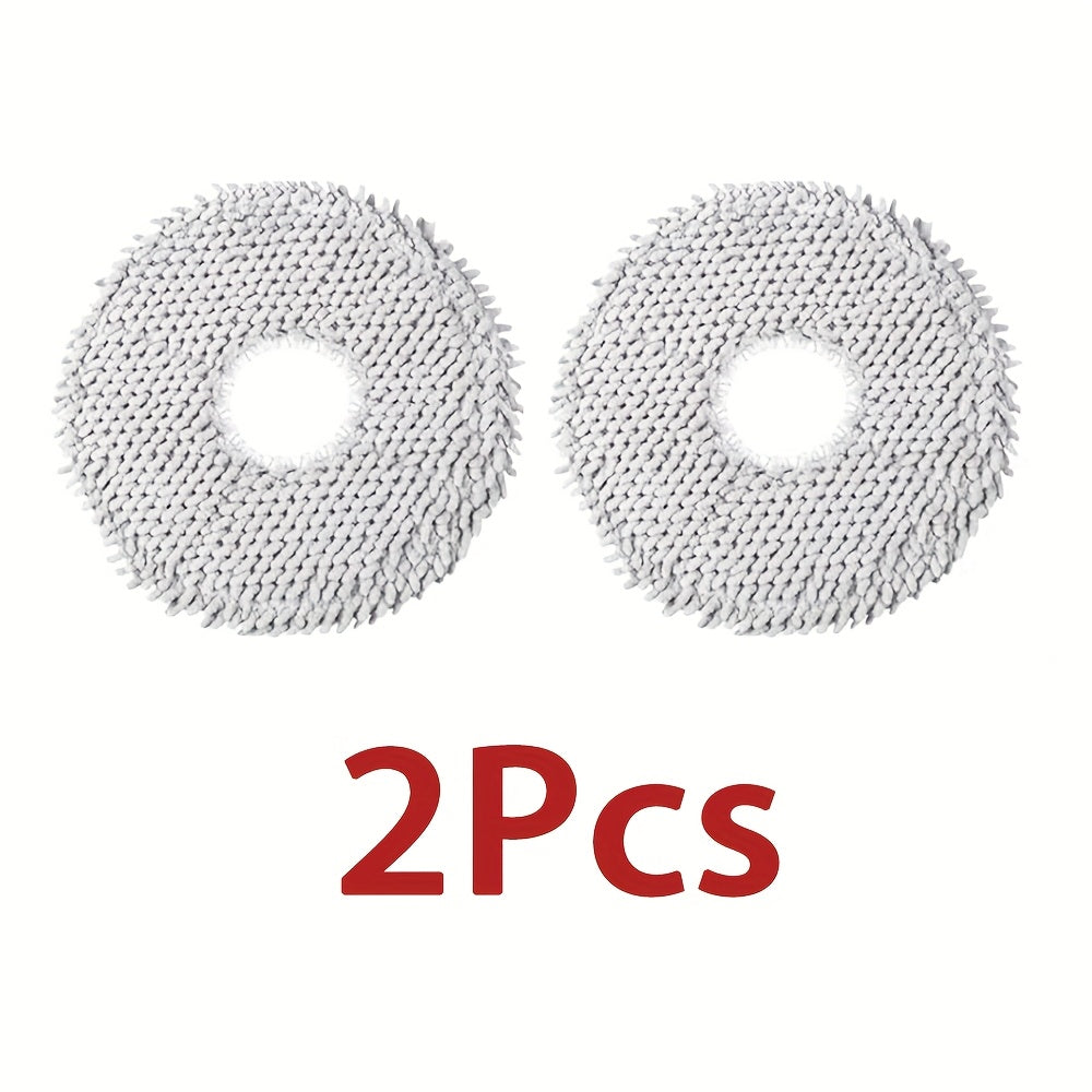 Dreame L10s Ultra/L10 Ultra/X40 Ultra robot tozalagich qismlari uchun 2/6 dona mopa mato padlarini almashtirish. Dreametech X30 Ultra bilan mos keladigan nam mop pad. Qayta ishlatiladigan va yuviladigan.