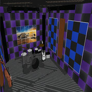 Paquete de 50 paneles de espuma acústica, cuñas insonorizantes, negro y púrpura, absorción de sonido en estudio