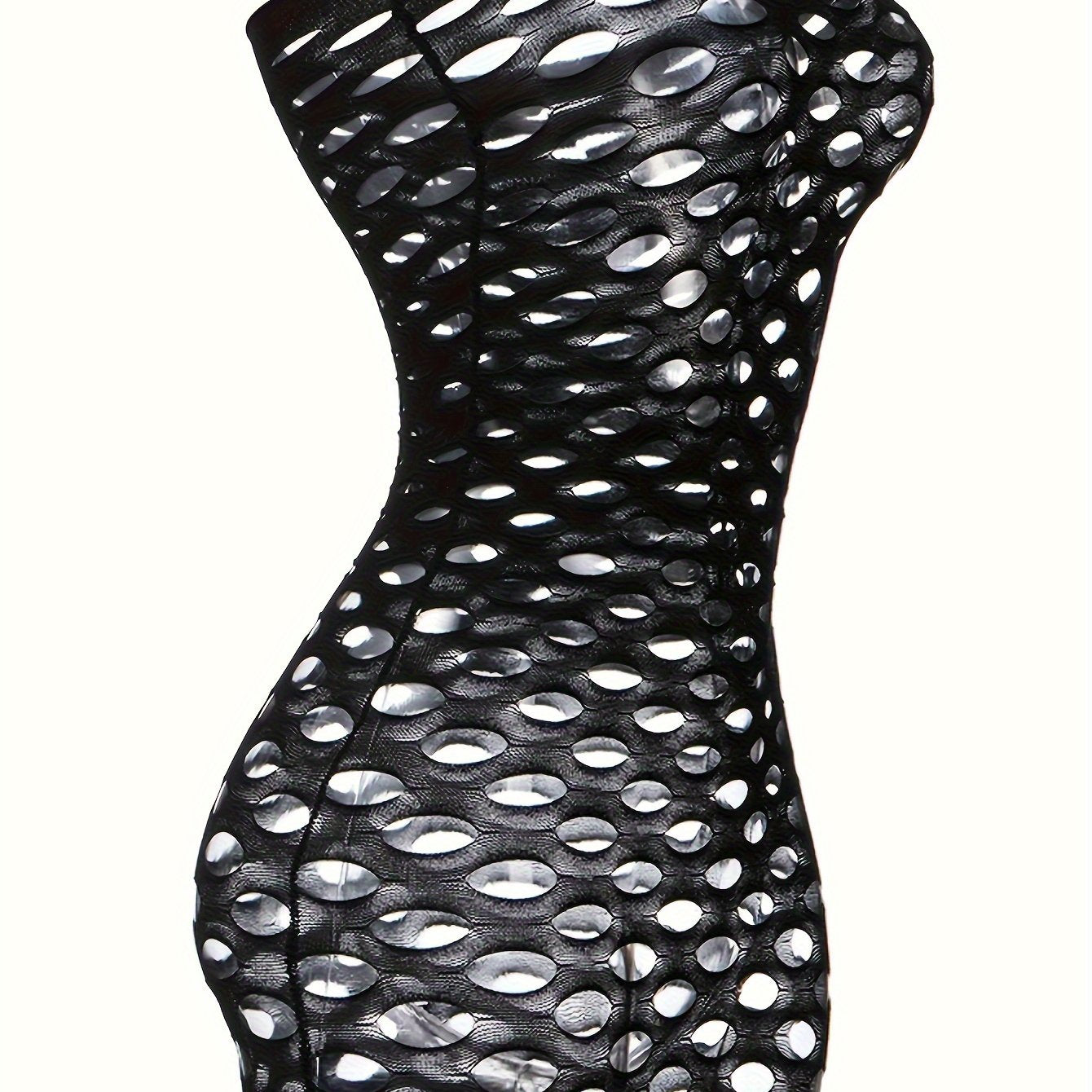 Women's Black Lace Bodysuit with Ombre Design Polyamide Elastane Size Adult