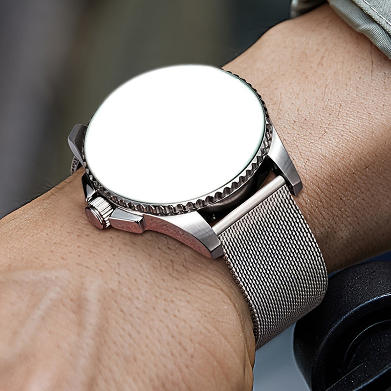 Correa de reloj de malla de acero inoxidable de 22mm para Amazfit GTR 4 3 Pro Bip 5 Modelos