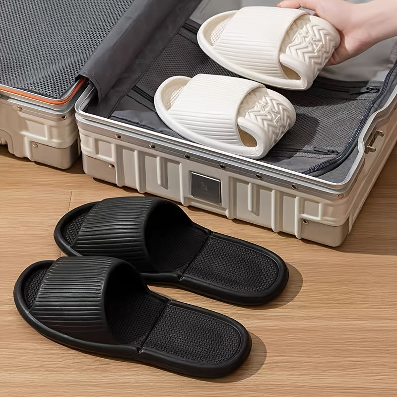 Unisex EVA Foldable Slippers Indoor Travel Non-Slip Flat Sandals