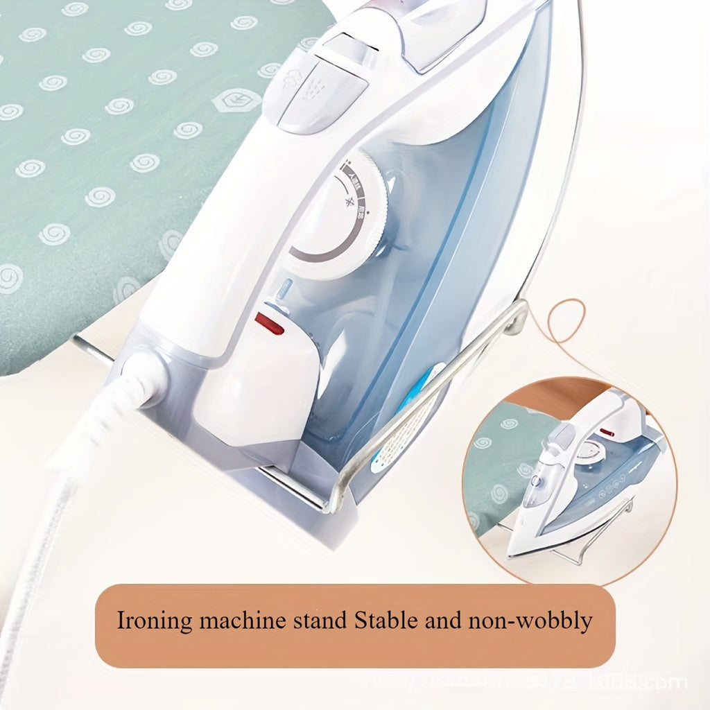 Foldable Ironing Board Space-Saving Stainless Steel and Plastic for Home Office