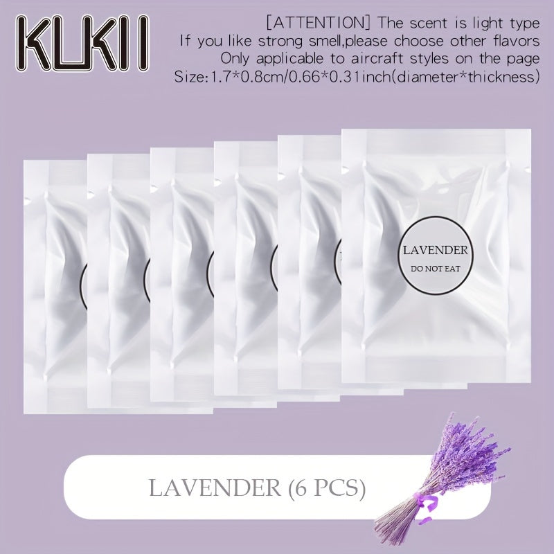 Car Air Freshener Scented Tablets Pack of 6 or 15 for Cars and SUVs