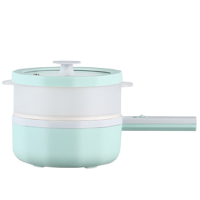 1.5L portativ elektr hotpoti, qotishma po'latdan yasalgan, qopqog'li, yotoqxona va uy uchun