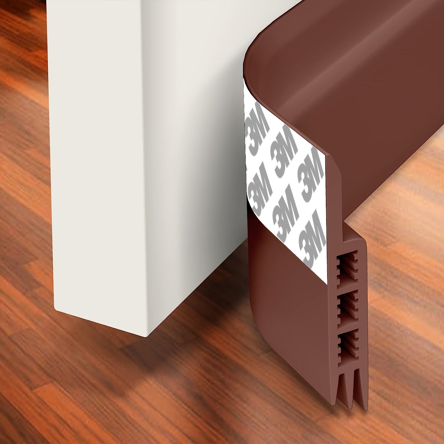 Silicone Weatherproof Door Sweep Draft Stopper for Doors and Windows