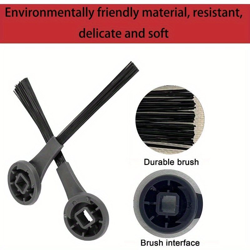 Robotic tozalash qurilmasi uchun 4 dona almashtirish qismlari, yon pichoqlar, HEPA filtrlari, asosiy pichoq, tozalash matosi